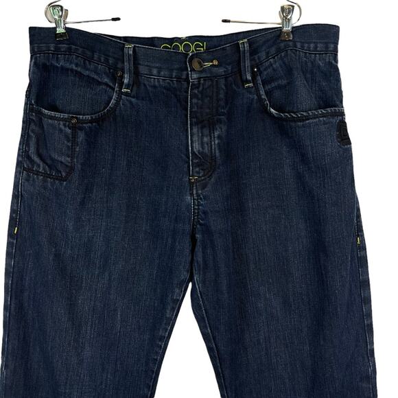 COOGI Vintage Y2K Men's Straight Leg Dark Wash Jeans 38X34 - Picture 2 of 13